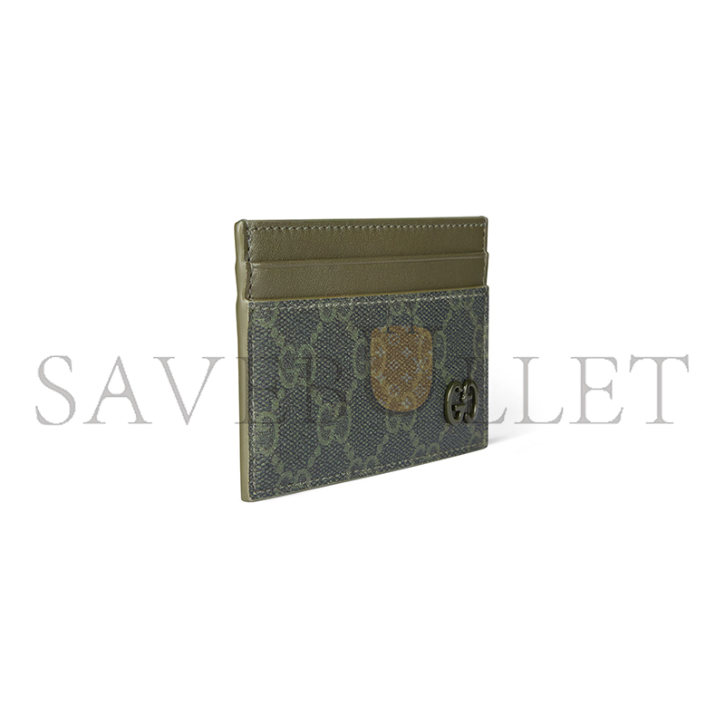 GUCCI GG MONOGRAM CARD CASE 768248 (11*7cm) GUCCI GG MONOGRAM CARD CASE 768248 (11*7cm)